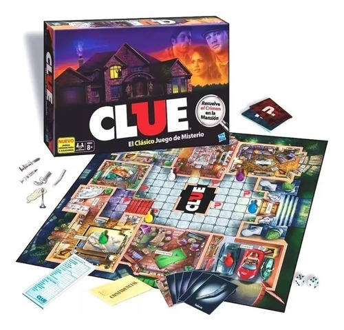 Clue El Clásico Juego De Misterio - Hasbro E.full