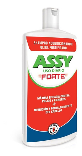 Imagen 1 de 1 de Shampoo Contra Piojos Assy Forte 400 Ml.