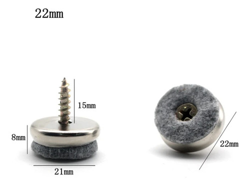Mueble Slide De 24 Piezas, Silla Con Cierre A Rosca De 22 Mm