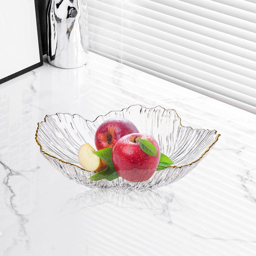 Plato De Postre Redondo Con Forma De Cesta De Frutas, Decora