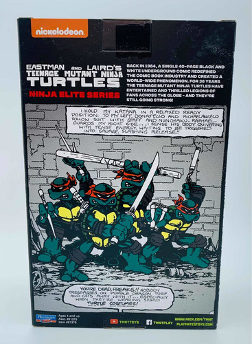 ### Playmates Tmnt Ninja Elite Series Raphael Comic Version