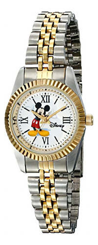 Reloj Disney W001993 Mickey Mouse De Dos Tonos Para Mujer