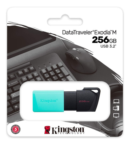 Pendrive 256gb Kingston Exodia M Usb 3.2 100% Original