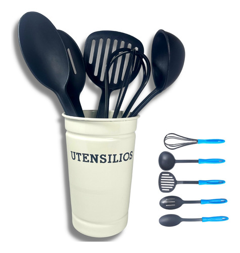 Set X6 Utensilios De Cocina Resistente Calor Juego