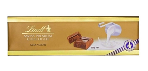 Chocolate Lindt Swiss Premium Ao Leite Barra De 300g Oferta