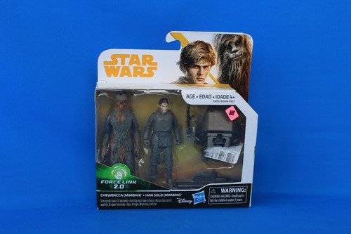 Chewbacca & Han Solo Force Link Star Wars (Usado)