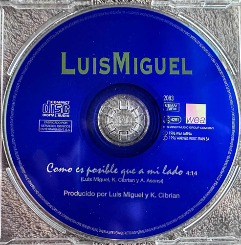 Luis Miguel - Como Es Posible Que A Mi Lado Import España (Usado)