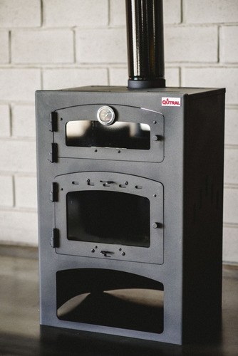 Calefactor A Leña Qutral 19 Kw Con Horno