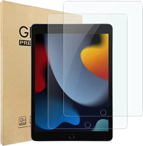2 Micas Premium Cristal Templado Para iPad 10.2 7a 8a Y 9a