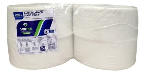 Papel Higiénico Sanitisu 9 PuLG. 2 Hojas 250 Mts  2 Bultos*4