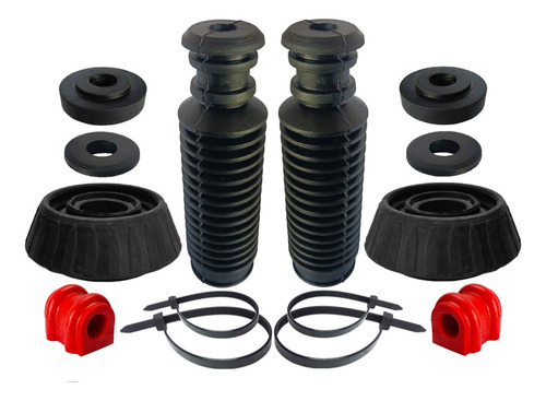 Kit Full Topes Amortiguador + Bases + Estab. Kia Picanto