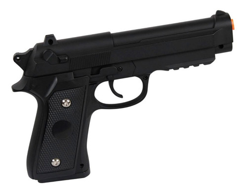 Pistola Airsoft Metal Slide V22 6mm Spring + Esferas + Capa