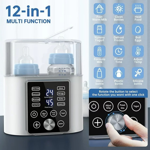 Calentador De Biberones Digital Con Temporizador Free Bpa