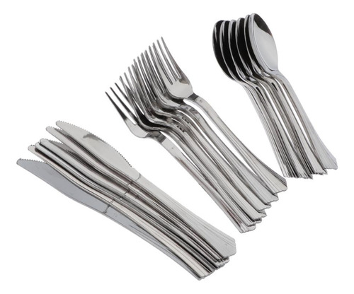De Cubiertos Desechables 18xlarge, Tenedor De Plástico, ,