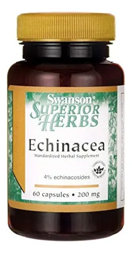 Echinacea (estandarizada) 200mg 60cap Swanson