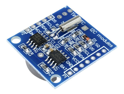 Reloj Tiny Rtc Ds1307 + Eeprom 24c32 Bateria Arduino Ptec