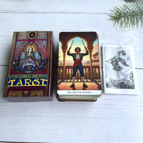 78 Cartas De Tarot De 70 X 120 Mm, Guía En Pdf En Inglés, Es