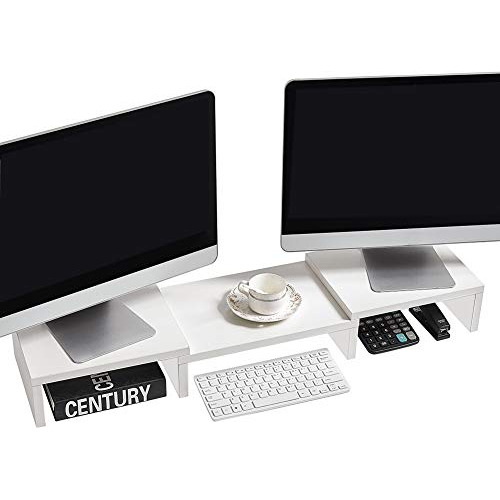 Soporte Vertical Para Monitor Doble Superjare, Soporte De Pa