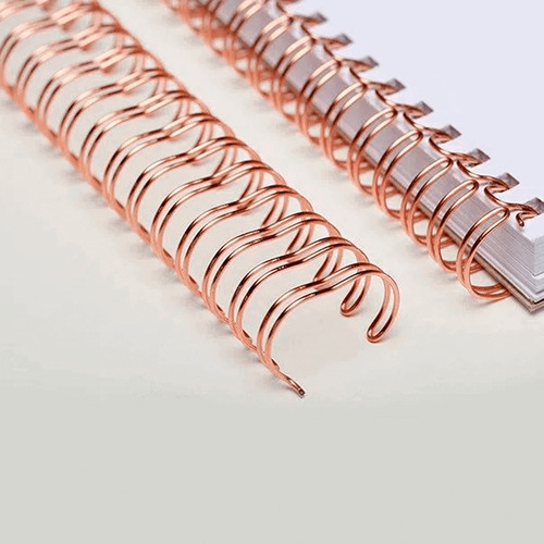 Wire-o Para Encadernação 2x1 A4 Rose Gold 1 1/4 270 Fls 04un