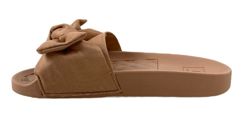 Imagem 4 de 7 de Sandália Chinelo Feminino Slide Moleca Laço