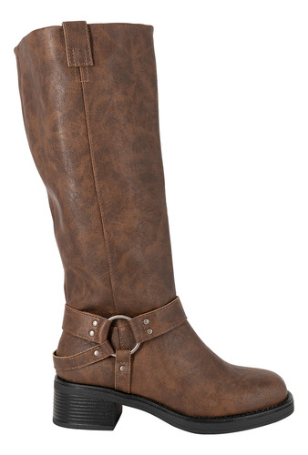 Bota Biker Larga Jessa Cafe Alquimia