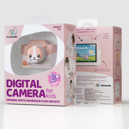 Cámara Digital Para Niños Con Videocámara Y 32 Gb De Memoria