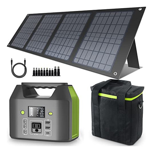 Generador Solar Pequeño De 150 W Con Panel Solar De 40 W Y B
