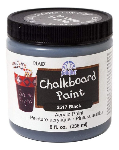  Chalkboard Paint In Assorted Colors Ounce,  Black