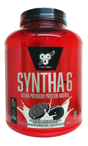 Proteina Syntha 6 Bsn 3.28 Lbs 48 Servicios Sabor Cookies And Cream