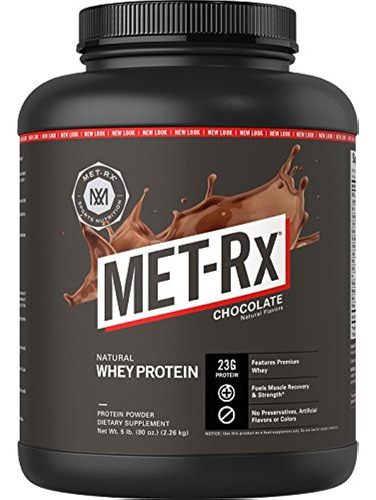 Metrx Polvo De Proteína De Suero Natural De Chocolate 5 Lb P