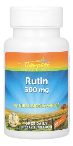 Thompso Rutina 500 Mg Bioflavonoide Y Antioxidante 60cps Sfn