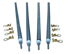 Comprar 4 Resistencias Horno Eléctrico 36cm + 8 Terminales Redondos