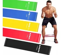 Comprar Set 5 Bandas Elásticas Resistencia Ejercicio Fitness