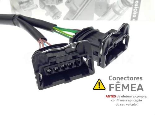 Chicote Femea Bicos Injetores Gol Mi Santana Quantum Ap Mi