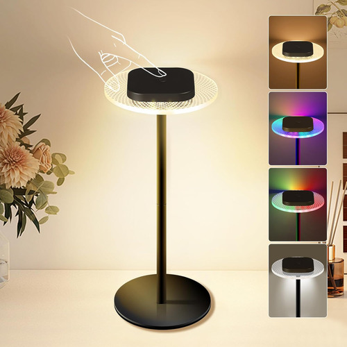 Lámpara De Mesa Inalámbrica Loftek, Lámpara De Mesita De Noc