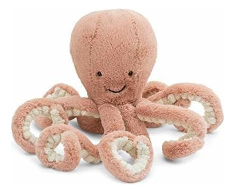 Peluche Jellycat Odell Octopus, Bebe, 7 Pulgadas