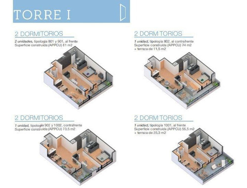 Imagen 4 de 16 de Apartamento De 2 Dormitorios En Venta- Tres Cruces
