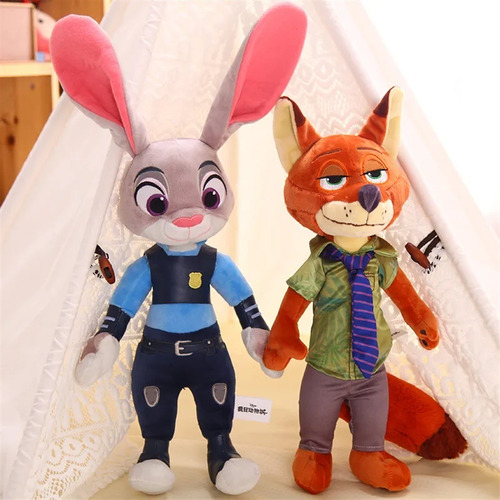 2x Zootopia Nick Wilde Judy Peluche Muñeca Cumpleaño Regalo