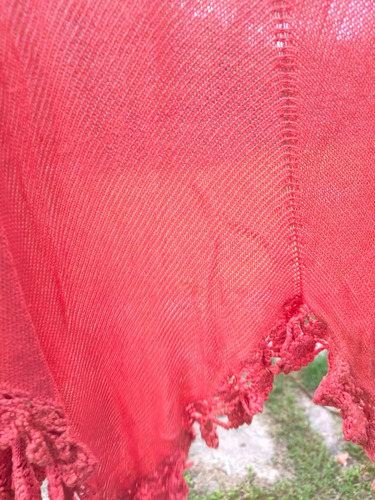 Saco Tejido Abierto Rosa Chicle 1 (Usado)