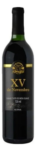 Vinho Tinto Suave Bordô 720ml - Xv Novembro