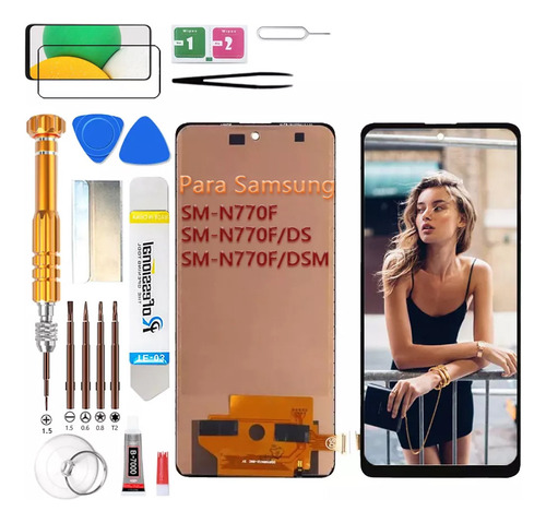 Tela Lcd Compatível Para Samsung Note 10 Lite N770 N770f