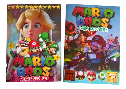 10 Libro Libros Para Colorear Super--mario 10 Paginas