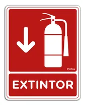 Comprar Señalamiento Extintor Contra Incendios Letrero Señal 20x30