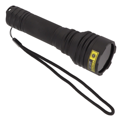 Linterna Uv De 365 Nm Led De Detección Portátil Negra Óptica