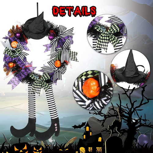 Coronas De Halloween Para La Puerta De Entrada, Con