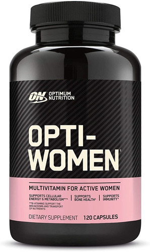 Optiwomen 120 Cápsulas Multivitaminico Optimum Nutrition