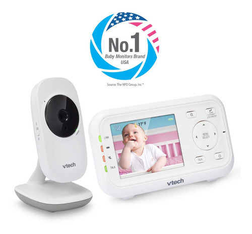 Vtech Monitor De Video Pantalla Lcd 2,8 Vm3252 Para Beb