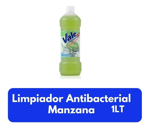 Limpiador Antibacterial Multiuso Manzana 1lt - 12 Unid
