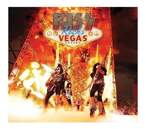 Kiss Kiss Rocks Vegas Usa Import Dvd + Cd Nuevo