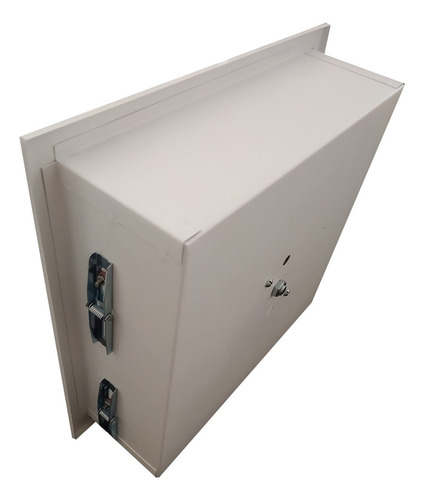 Plafon De Embutir Luz Indireta 40x40 Para 4 Lâmpadas E27 Estrutura Branco 127/220v